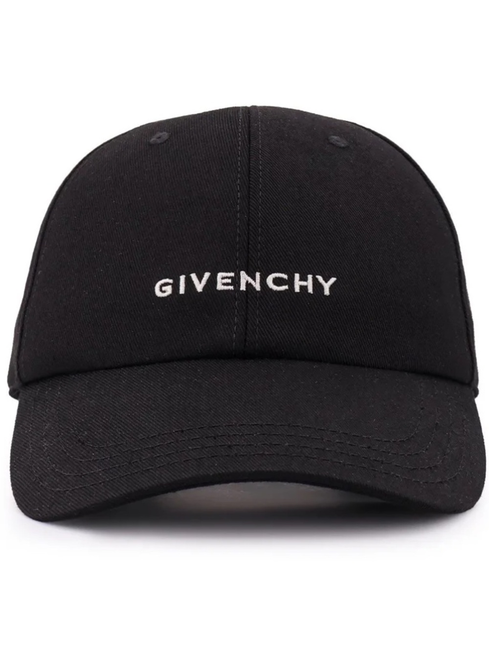NWT Givenchy Embroidered Curved Cap One Size - Black